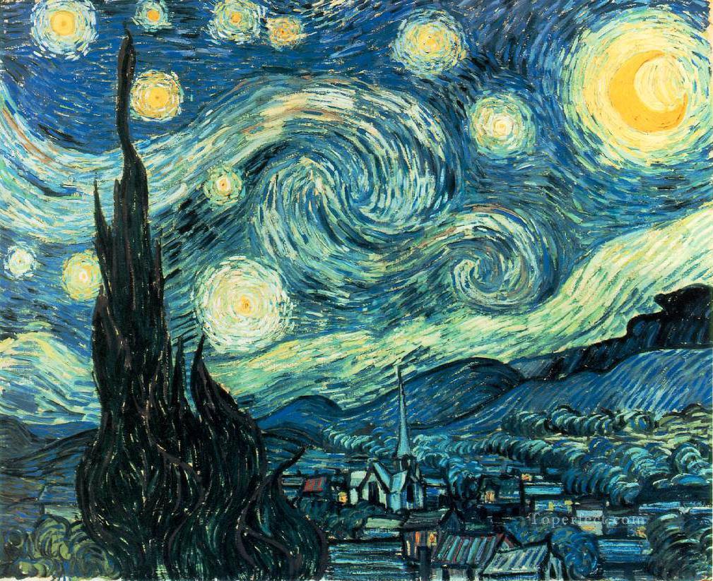 van Gogh The Starry Night 2 Oil Paintings